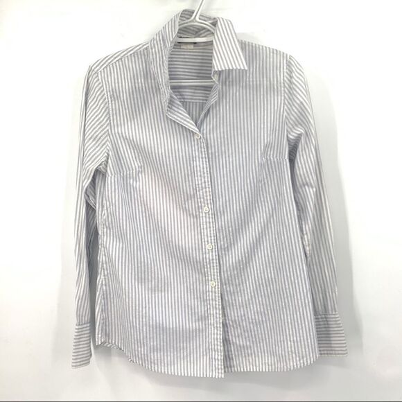 J Crew Size S L/S Button Front Blouse - Picture 1 of 5